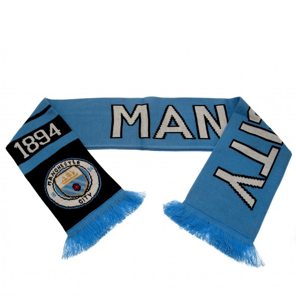Manchester City Football Club Knitted Scarf for Supporters