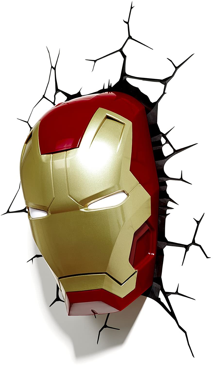 3D Marvel Iron Man Helmet Wall Light with Stunning LED Effect