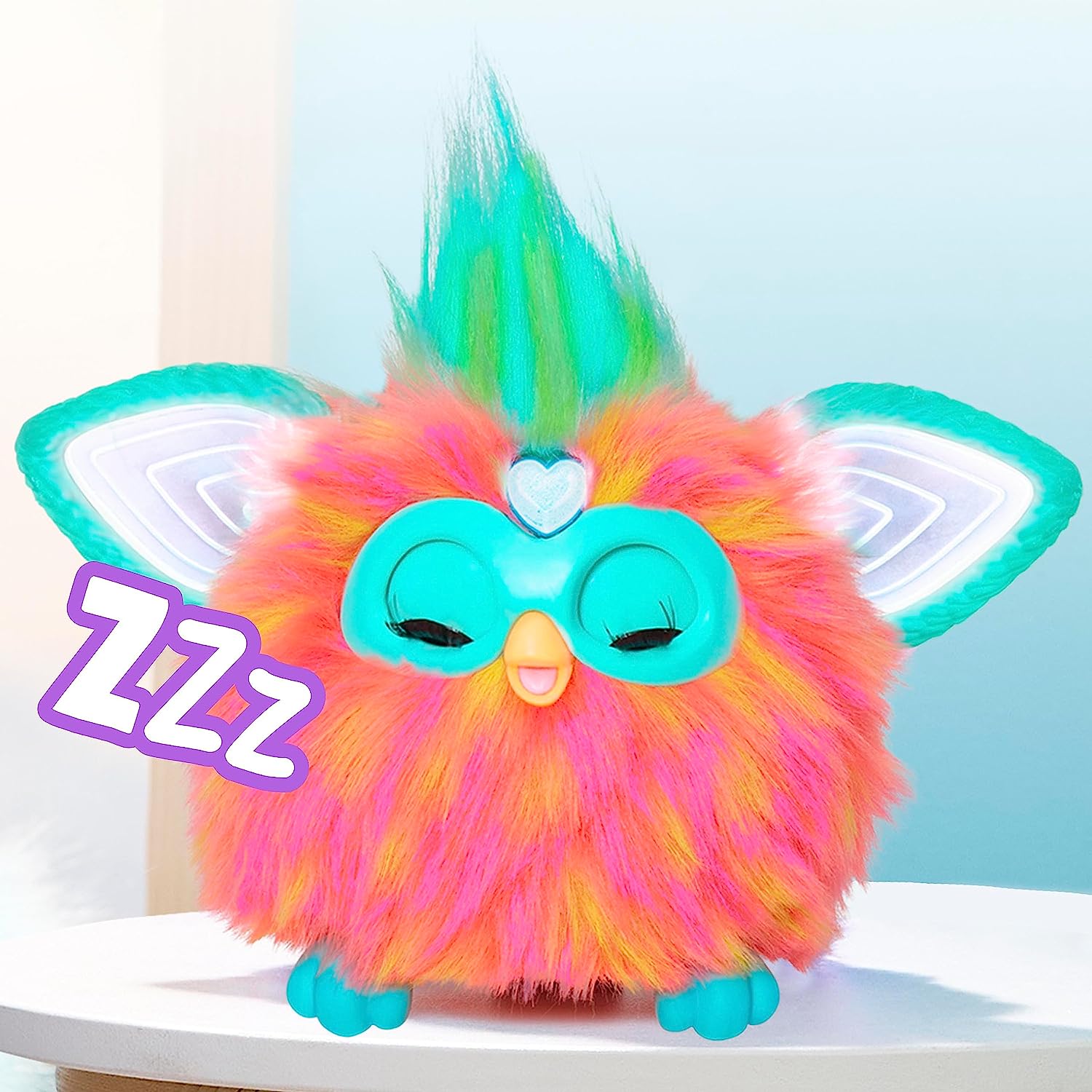 Coral-Colored Interactive Electronic Furby Pet with Over 600 Phrases