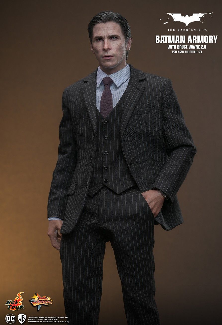 Hot Toys 1/6 Scale Batman Armory Set with Bruce Wayne (2.0)