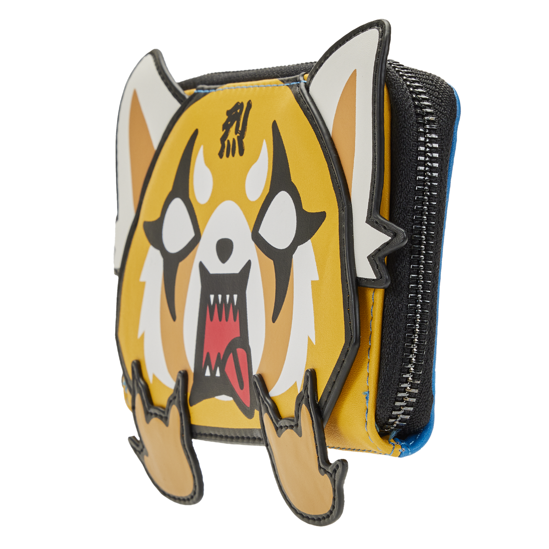 Loungefly Sanrio Aggretsuko Themed Cosplay Style Zip Around Leatherette Wallet