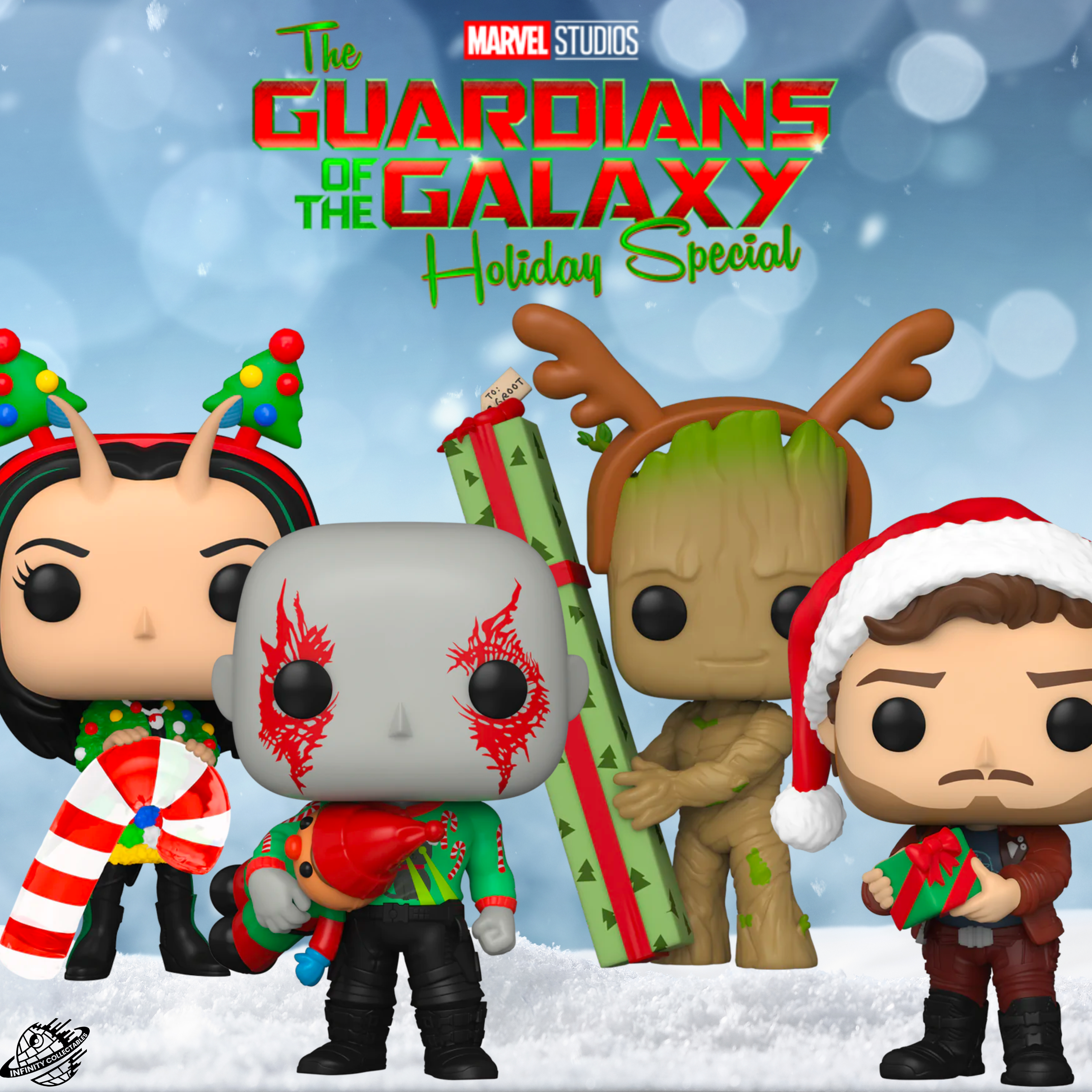 Marvel Guardians of the Galaxy Holiday Special 4-Piece Funko Pop! Bundle
