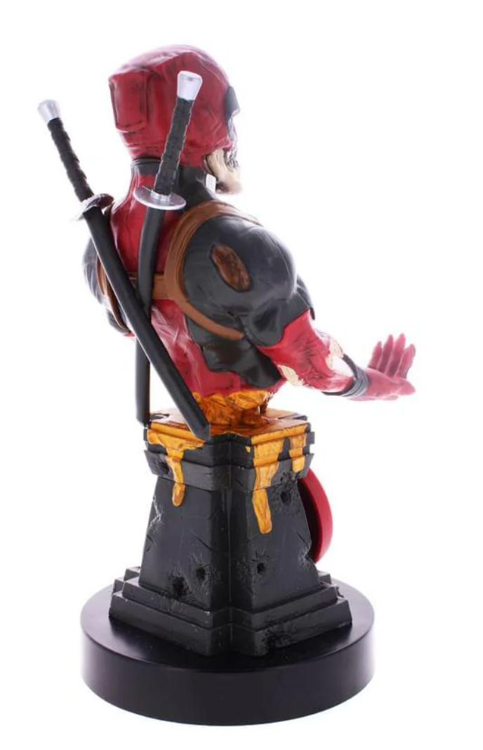 Marvel-themed Deadpool Zombie Character Style Cable Guys Controller and Smartphone Holder for Gaming and Phone Use