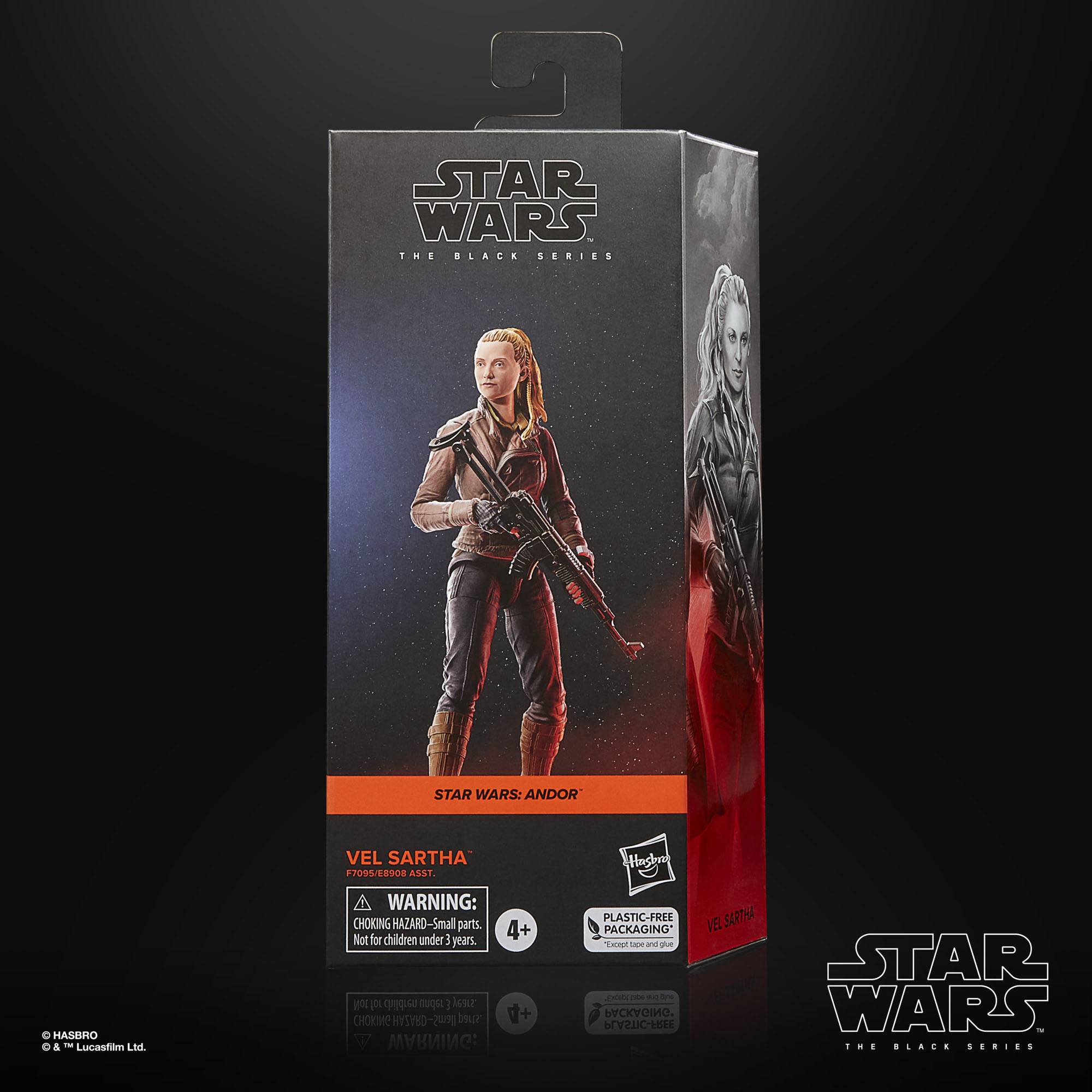 Hasbro's Highly Collectible Star Wars The Black Series Vel Sartha 6 - Inch Action Figure for Devoted Fans