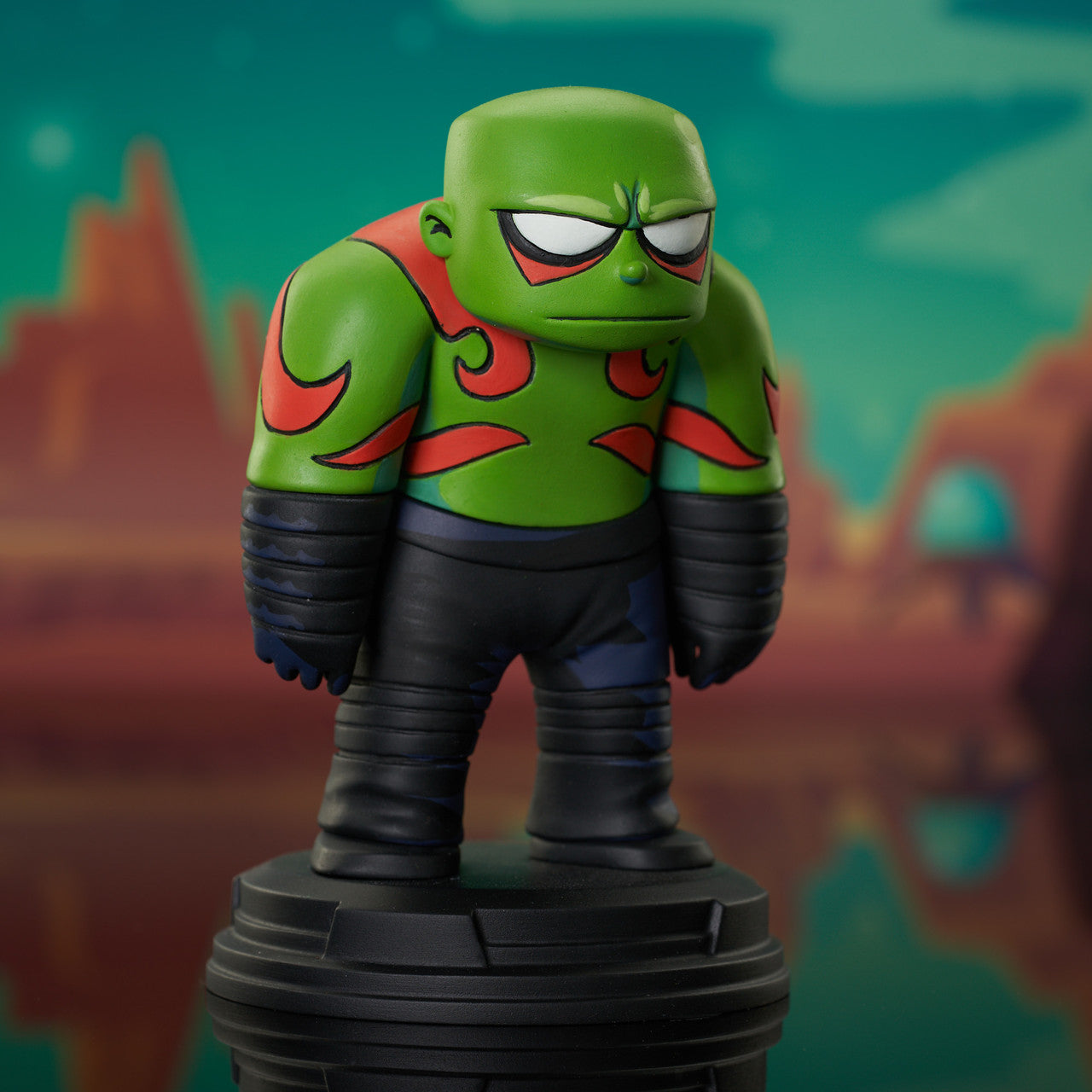 Limited Edition Marvel Animated Statue of Contemplative Drax