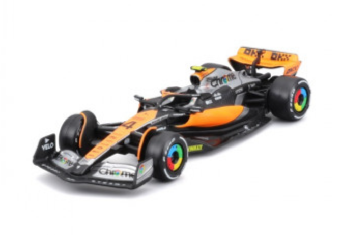 1:43 Scale Premium Diecast Model of Lando Norris' 2023 Formula 1 McLaren MCL60