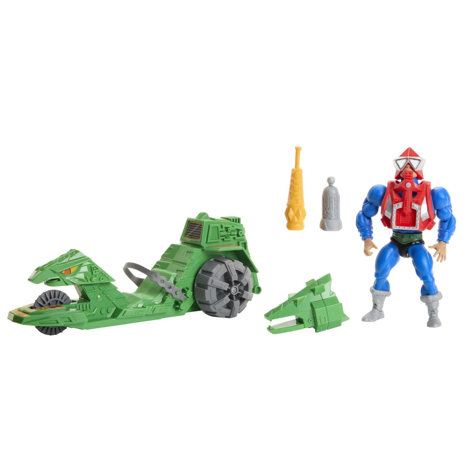 Masters of the Universe Origins Action Figure Set Featuring Ground Ripper Vehicle and Mekaneck Character