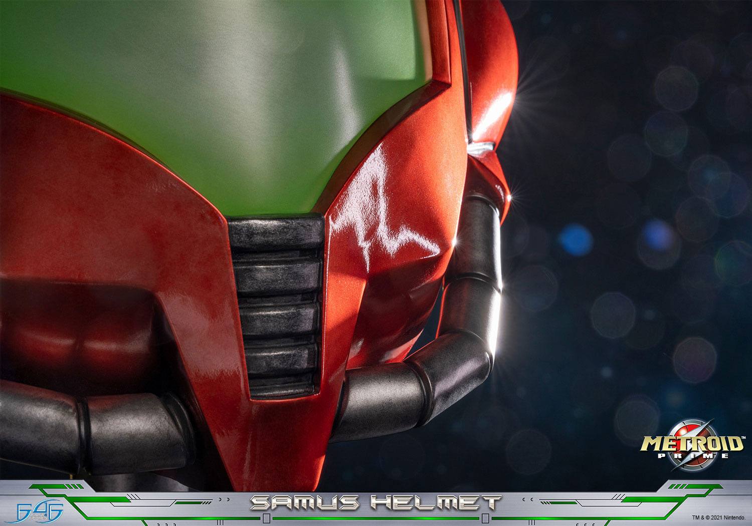 First4Figures Collectible Metroid Prime Samus Helmet Resin Statue