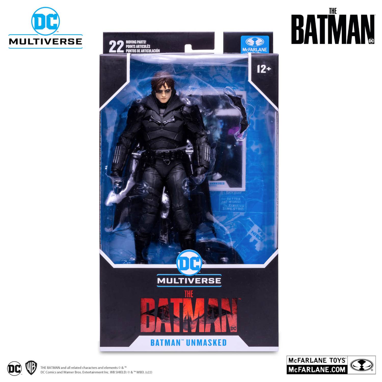 McFarlane DC Comics The Batman Movie Unmasked 7-Inch Scale Collectible Action Figure for Fans