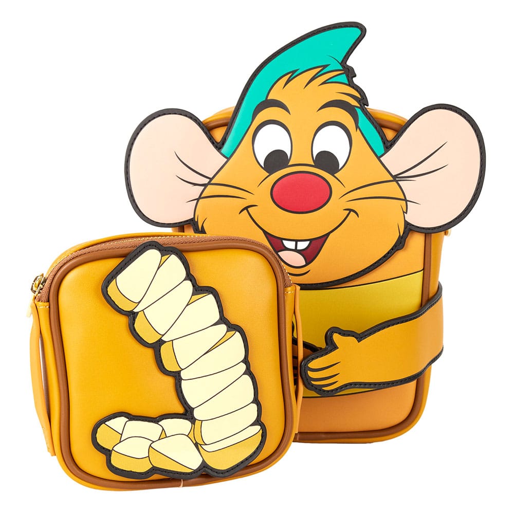 Loungefly Disney Cinderella 75th Anniversary Stylish Gus Crossbuddies Bag