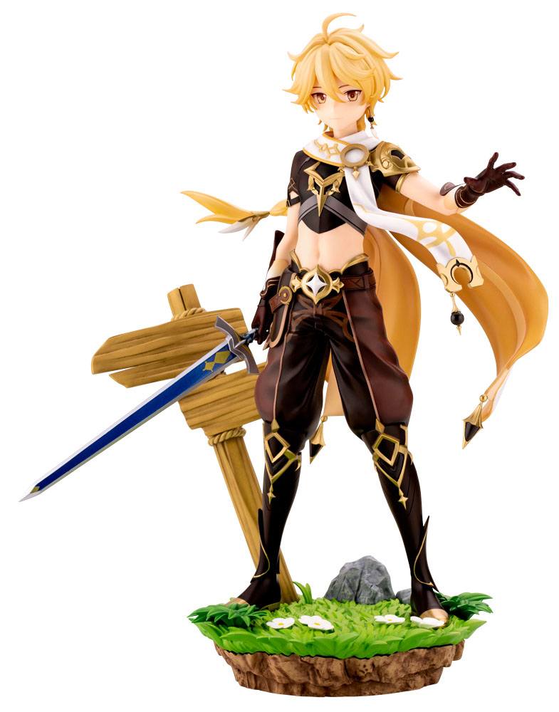 1/7 Scale Aether Figure from Genshin Impact - Bonus Edition with Two Heads