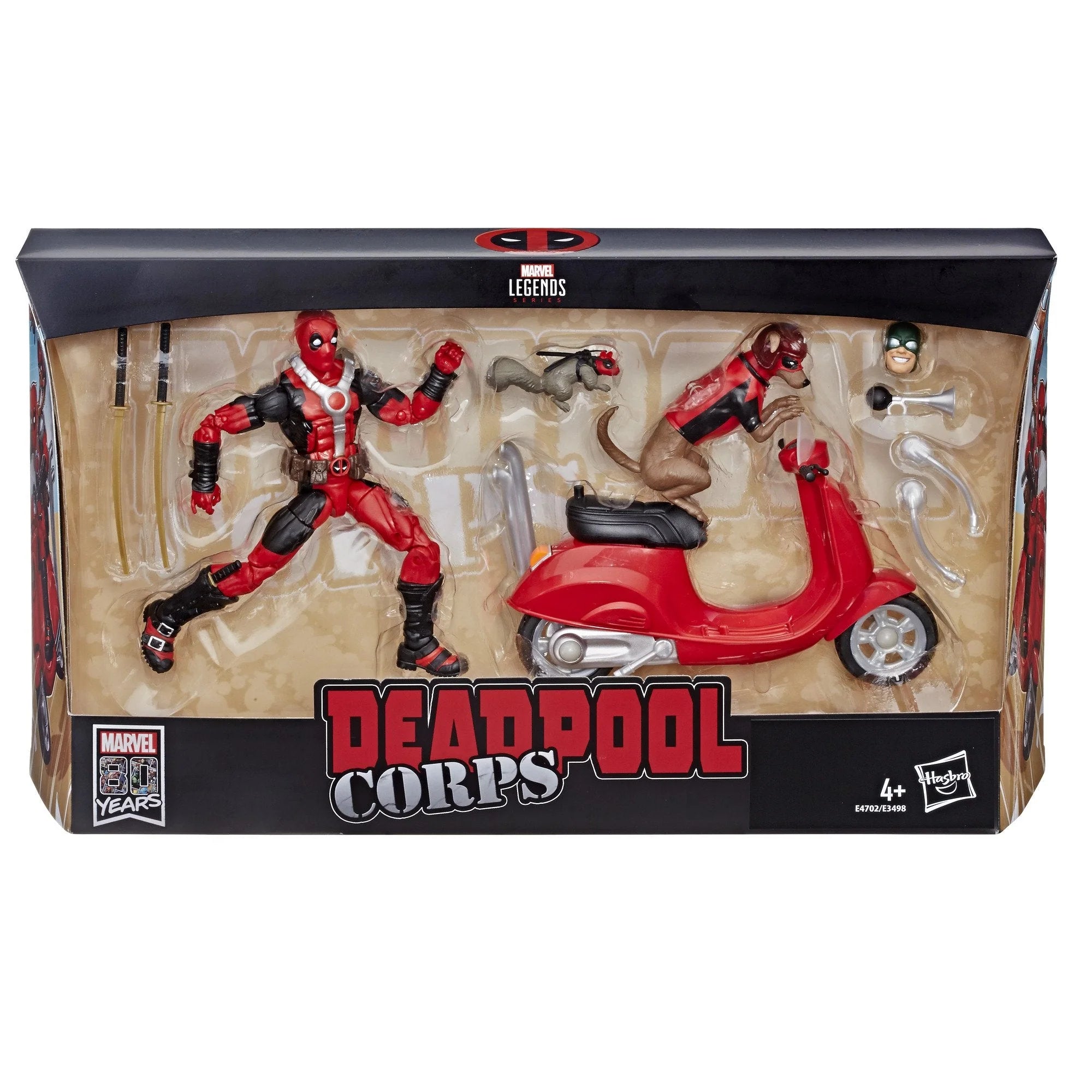 6-Inch Marvel Legends Deadpool Action Figure with Scooter and Accessories