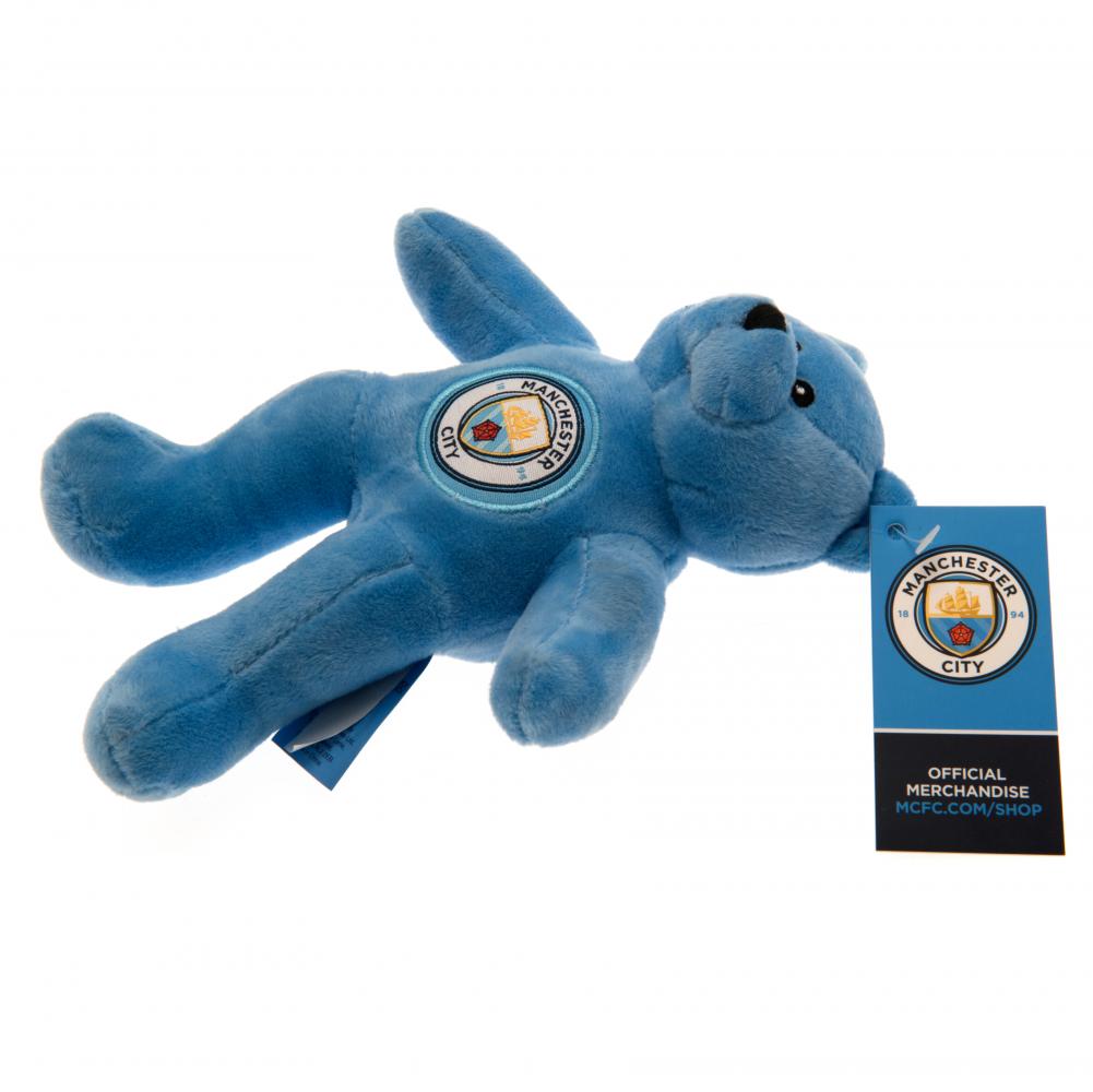 Adorable Sky - Blue Manchester City FC Mini Plush Bear