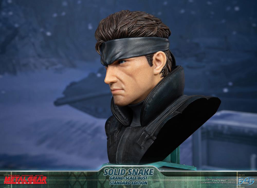 First4Figures Grand Scale Collectible Bust of Solid Snake from Metal Gear Solid