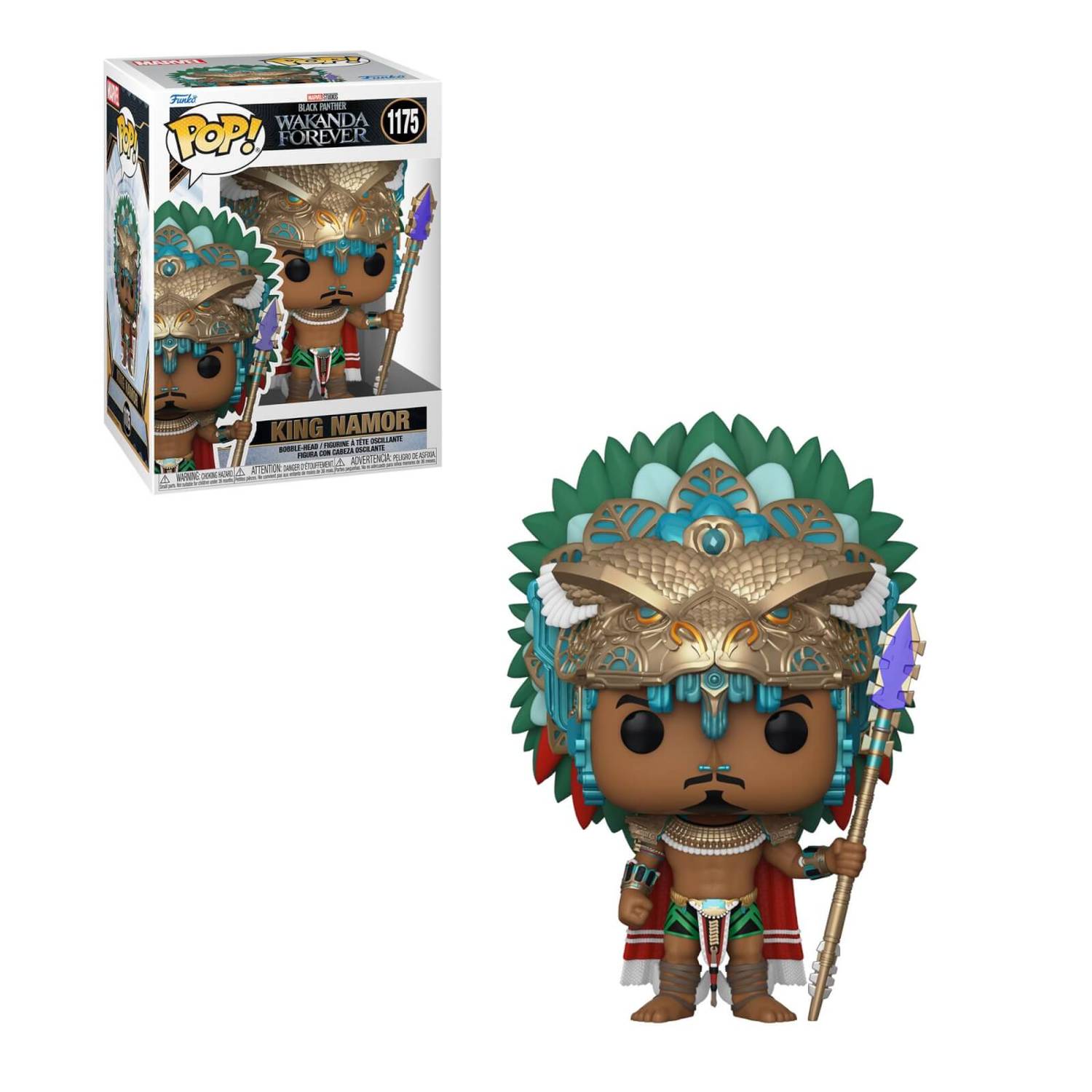 Collectible Marvel Black Panther Wakanda Forever King Namor Funko Pop Vinyl