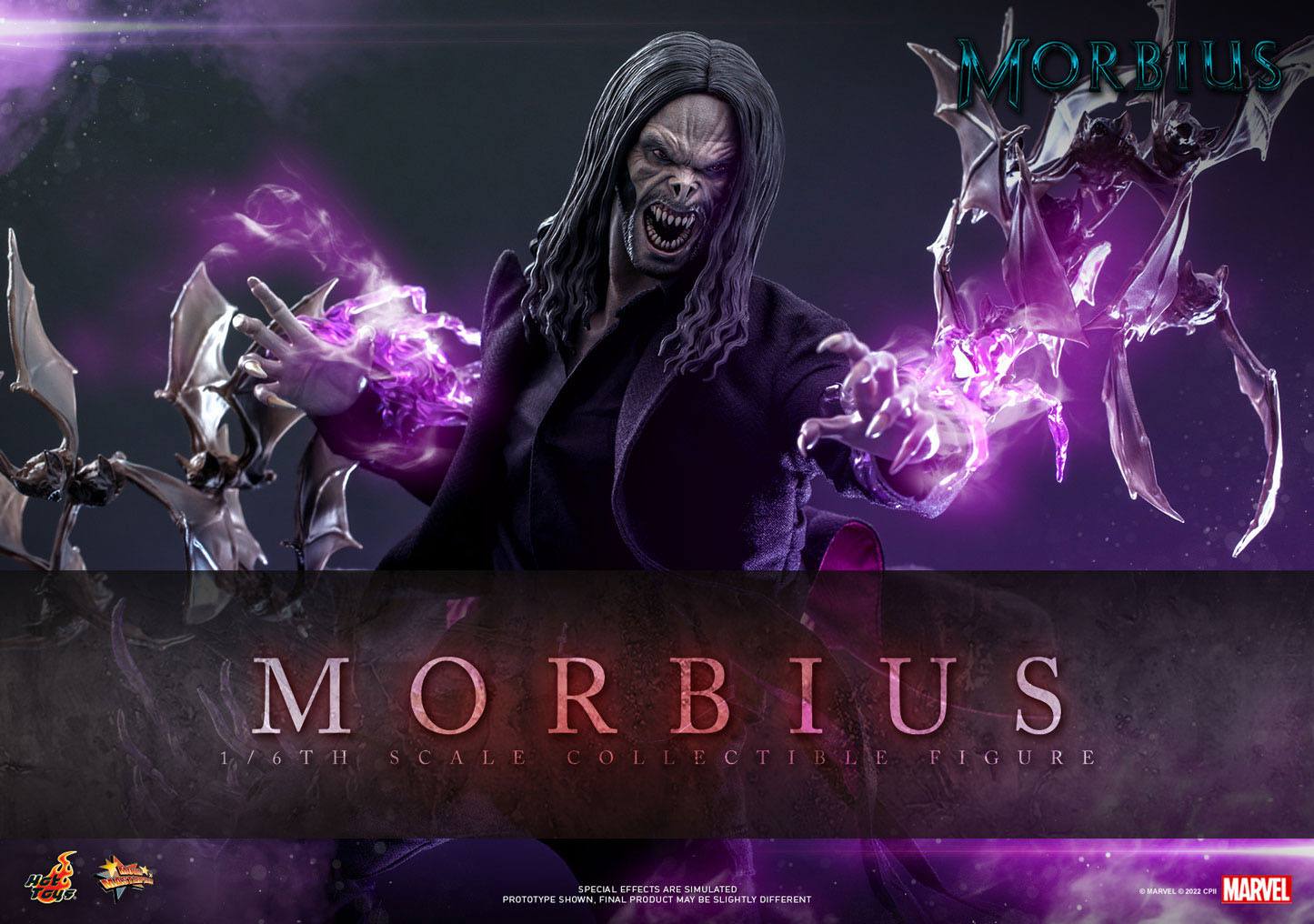 Hot Toys 1:6 Scale Collectible Figure of Marvel's Morbius - The Superhuman Vampire Character