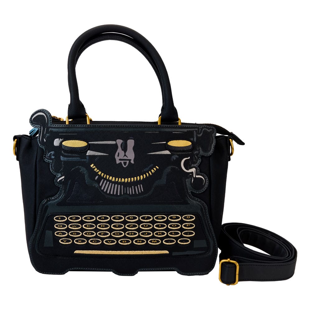 Loungefly Wednesday Inspired Typewriter Design Detachable Strap Crossbody Bag
