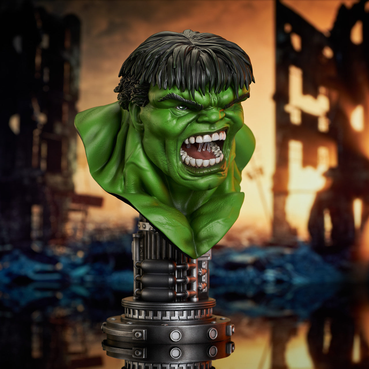 Limited Edition 1/2 Scale 3D Marvel Legends Angry Hulk Bust