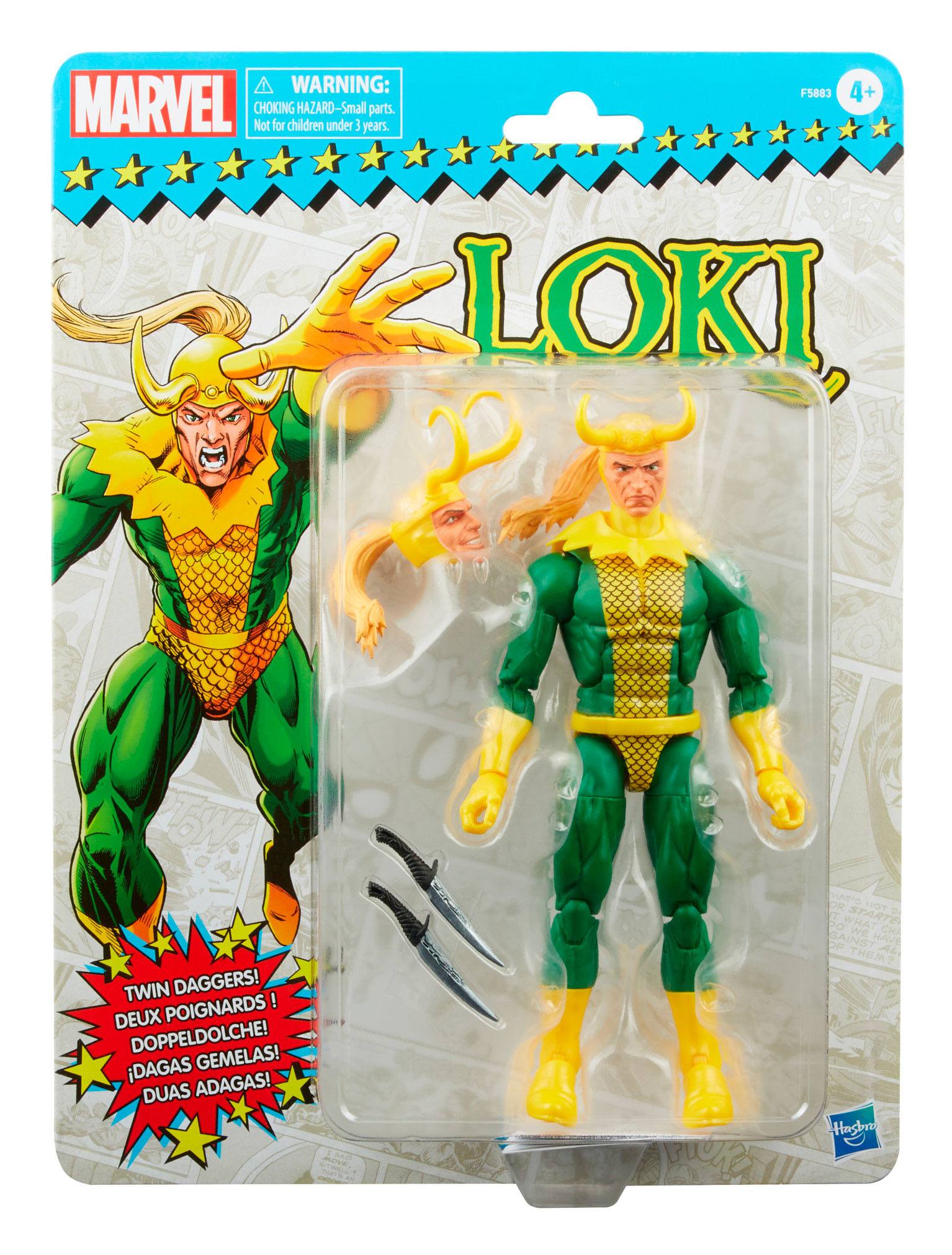 Hasbro's High - Quality 6 - Inch Action Figure of Marvel Legends Series: Loki, the Enigmatic Asgardian