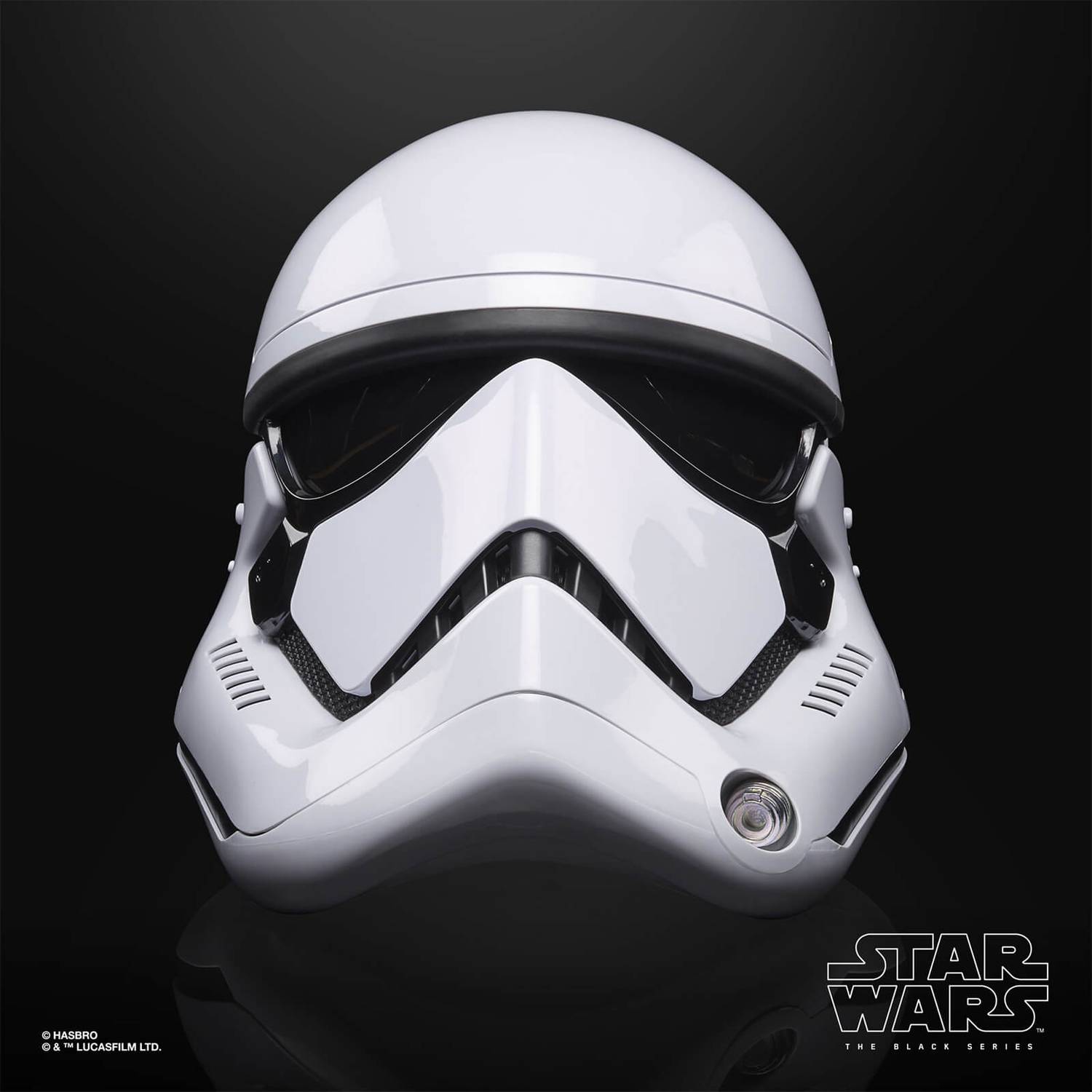 Hasbro's Authentic Star Wars Black Series First Order Electronic Stormtrooper Helmet