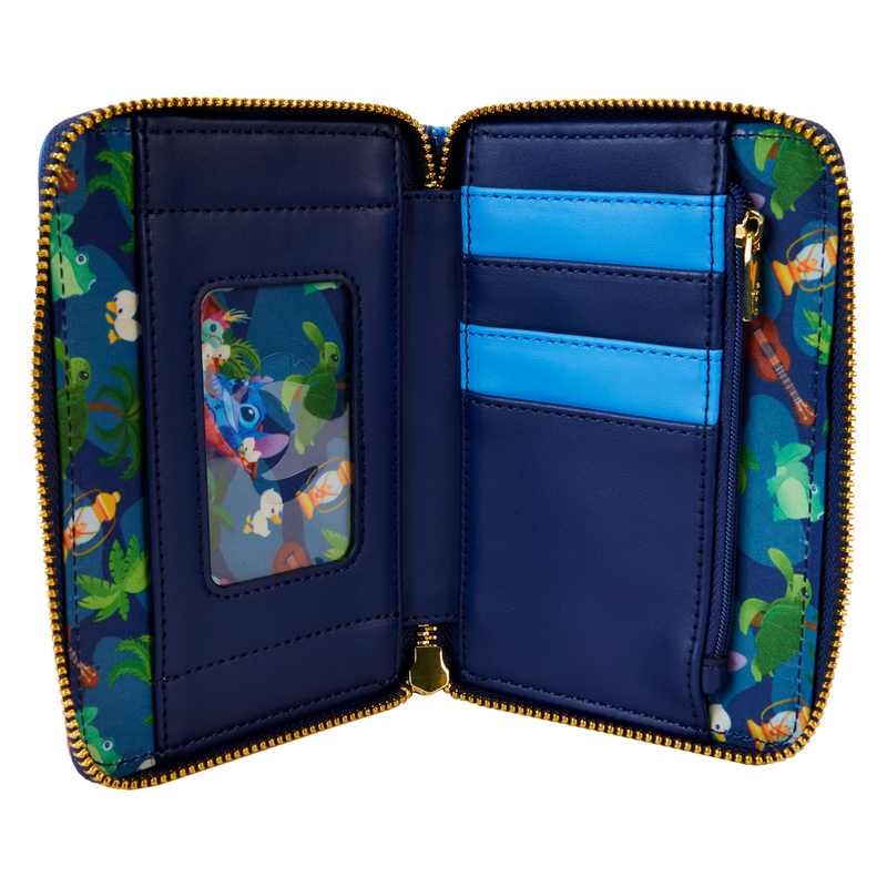 Loungefly Disney Stitch Tropical Camping Adorable Zip - Around Wallet