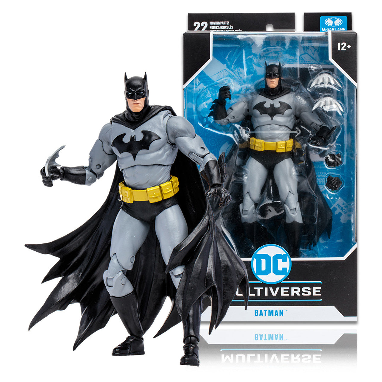 McFarlane 7-Inch DC Multiverse Black & Grey Batman Hush Action Figure