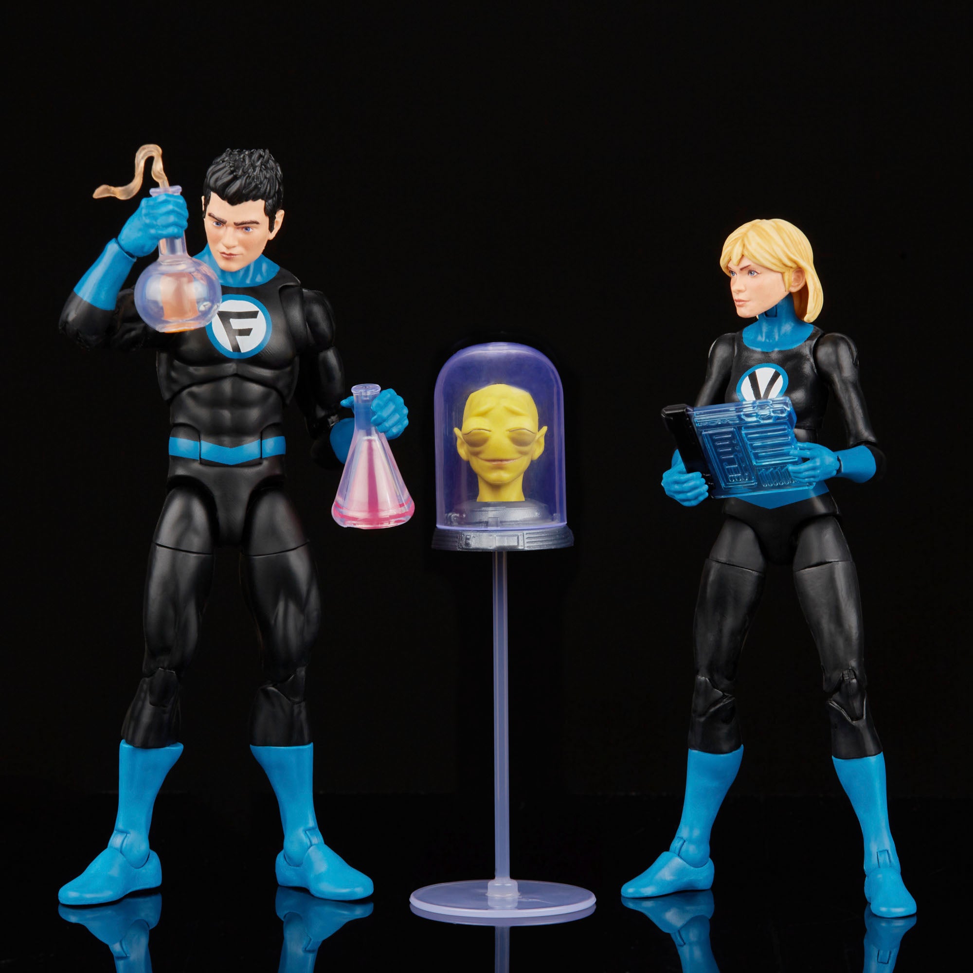 Hasbro Marvel Legends Series Collectible 6 - inch Scale Action Figures of Franklin Richards and Valeria Richards from Fantastic Four