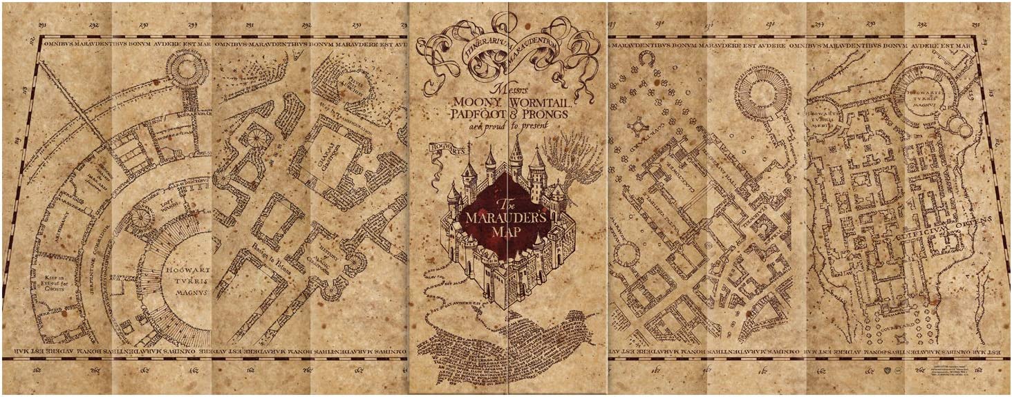 High - quality 1000 - piece Marauders Map Jigsaw Puzzle for Harry Potter Fans