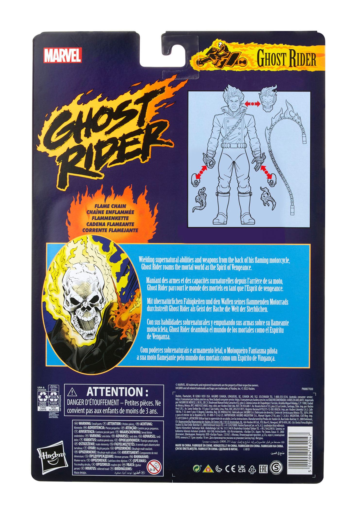 Marvel Legends Series 6-Inch Collectible Marvel Comics Ghost Rider Action Figure
