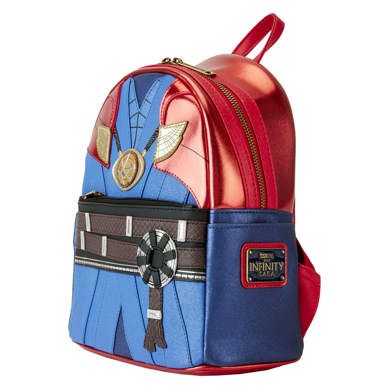 Loungefly Marvel Cosplay-Style Metallic Doctor Strange Mini Backpack for Fans