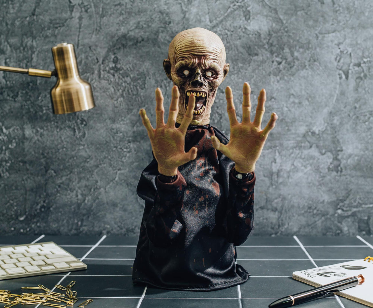 Exclusive Horror Reachers Series Zombie 13 Boxing Hand Puppet for Horror Enthusiasts
