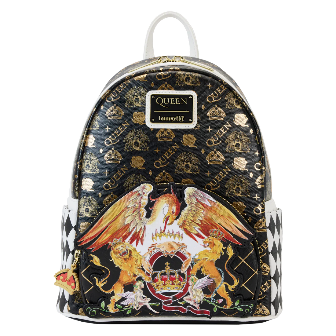 Loungefly Mini Backpack Featuring the Iconic Queen Logo Crest