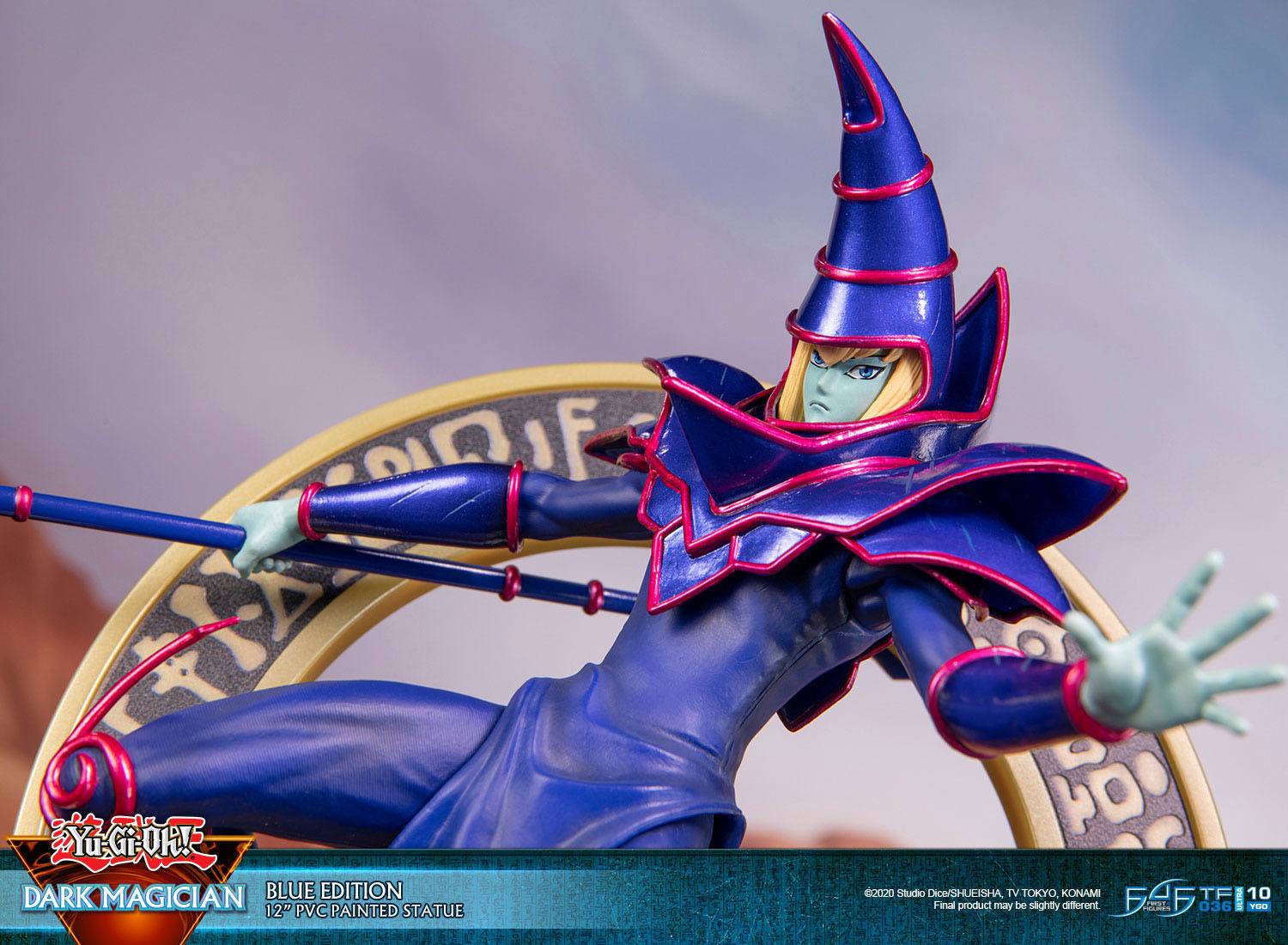 First4Figures Yu-Gi-Oh! Painted PVC Dark Magician Figurine (Blue Variant)