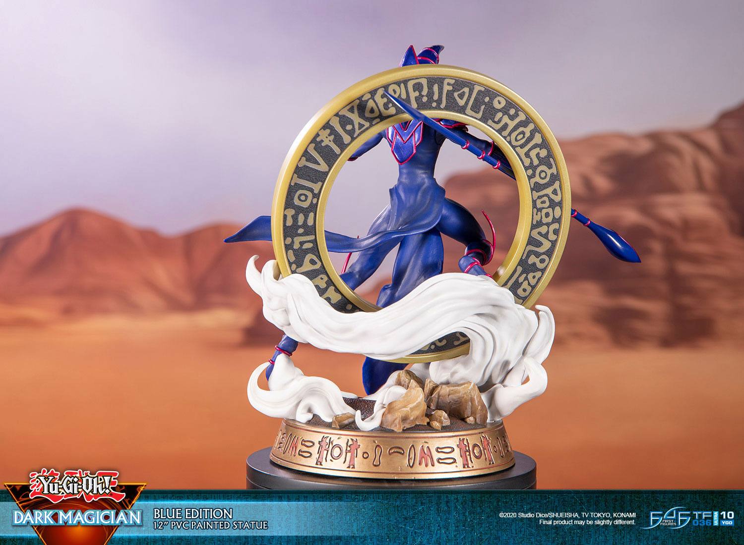 First4Figures Yu-Gi-Oh! Painted PVC Dark Magician Figurine (Blue Variant)