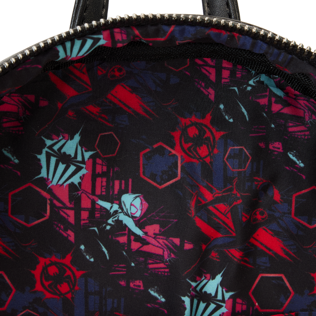 Loungefly Marvel's Across The Spider-Verse Glitchy Lenticular Vegan Mini Backpack