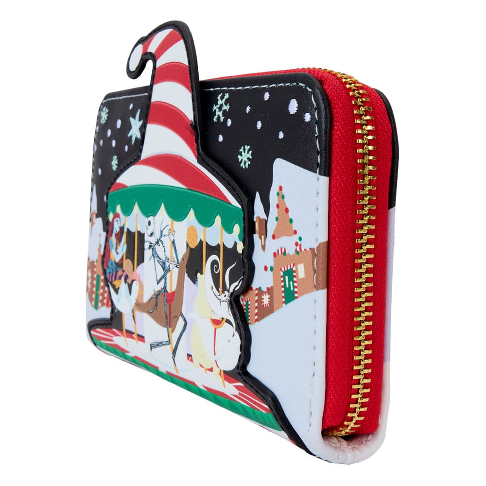 Loungefly Disney's The Nightmare Before Christmas - A Fantastic Journey To Christmas Town Zip Around Wallet for Disney Fans
