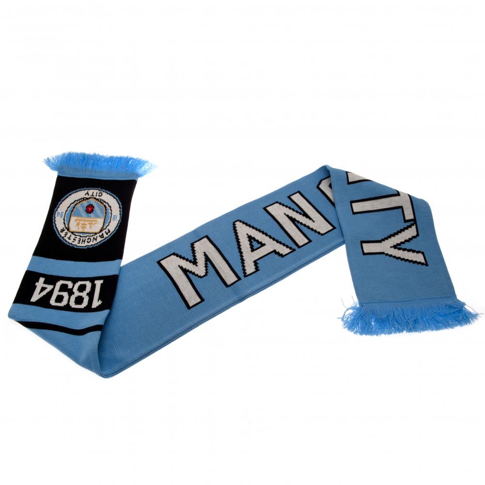 Manchester City Football Club Knitted Scarf for Supporters