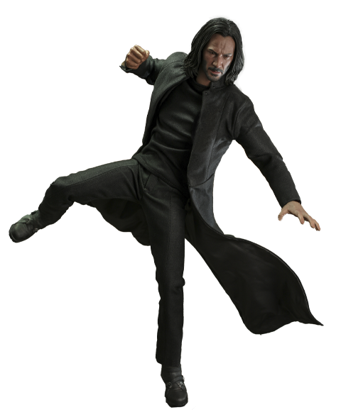 Hot Toys Exclusive 1:6 Scale Collectible Figure of Neo from The Matrix Revolutions