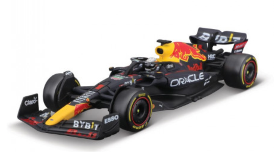 2022 Formula 1 Red Bull Racing RB18 Max Verstappen Official 1:43 Die - cast Model with Helmet