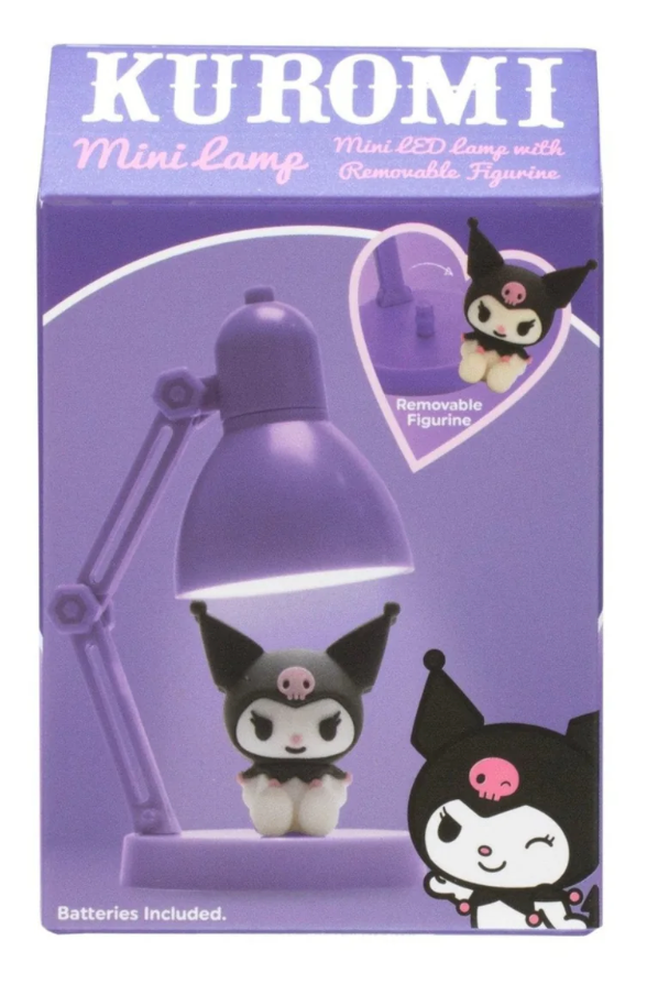 Sanrio Hello Kitty & Friends Kuromi Themed Compact LED Mini Desk Lamp
