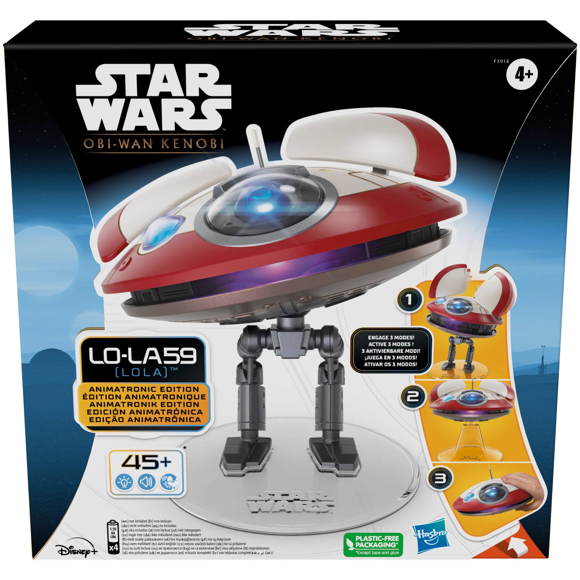 Hasbro Star Wars L0 - LA59 (Lola) Animatronic Edition Electronic Droid Inspired by Obi - Wan Kenobi for Kids and Fans