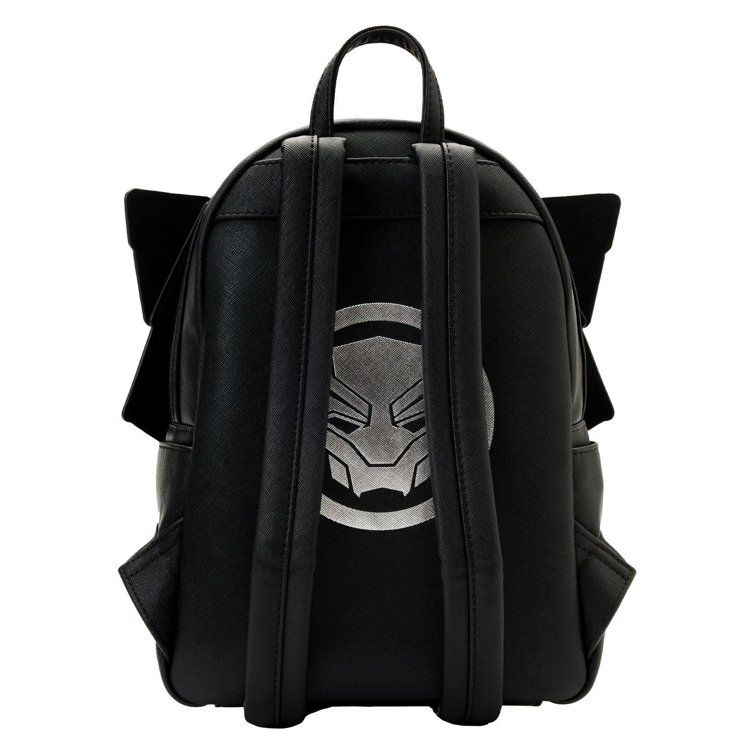 Loungefly Licensed Marvel Black Panther Wakanda Forever Themed Figural Mini Backpack for Fashionable Carry