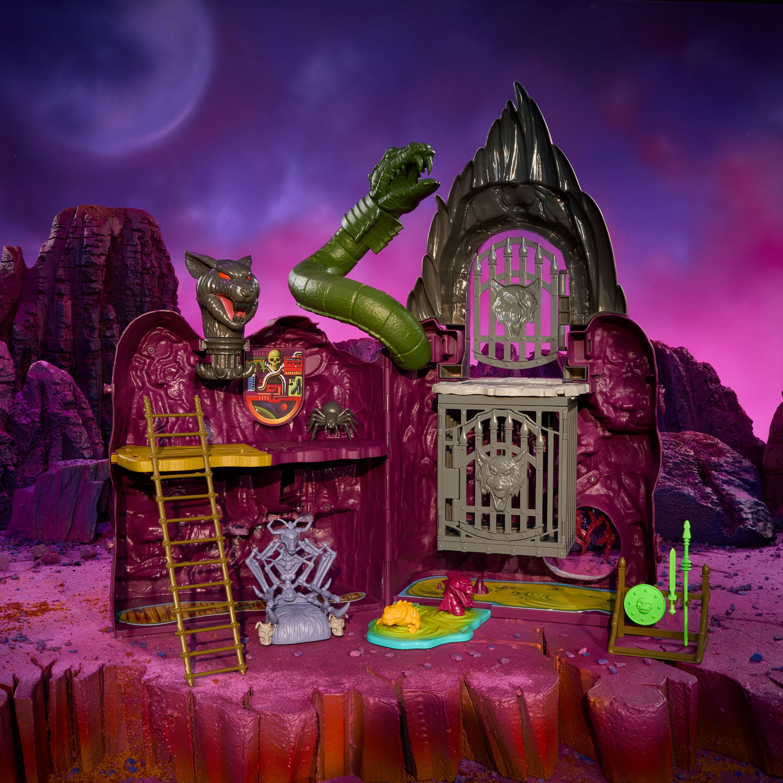 Masters of the Universe Origins: Modernized Snake Mountain Playset for 5.5 - inch Figures