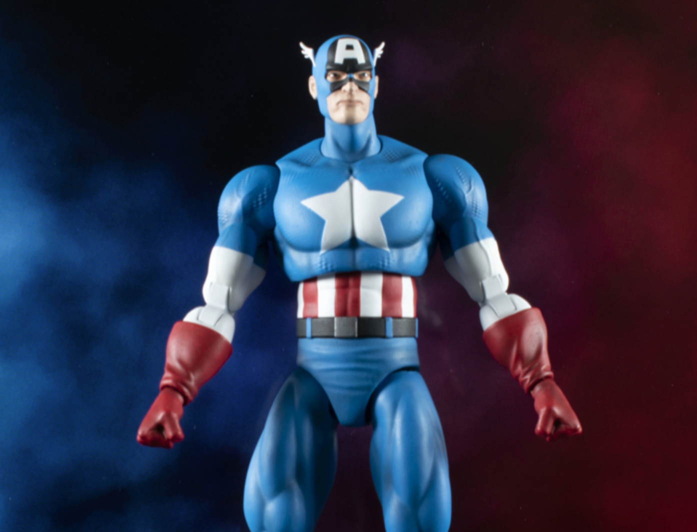 Marvel Select Classic-Styled Captain America Action Figure Collectible Toy
