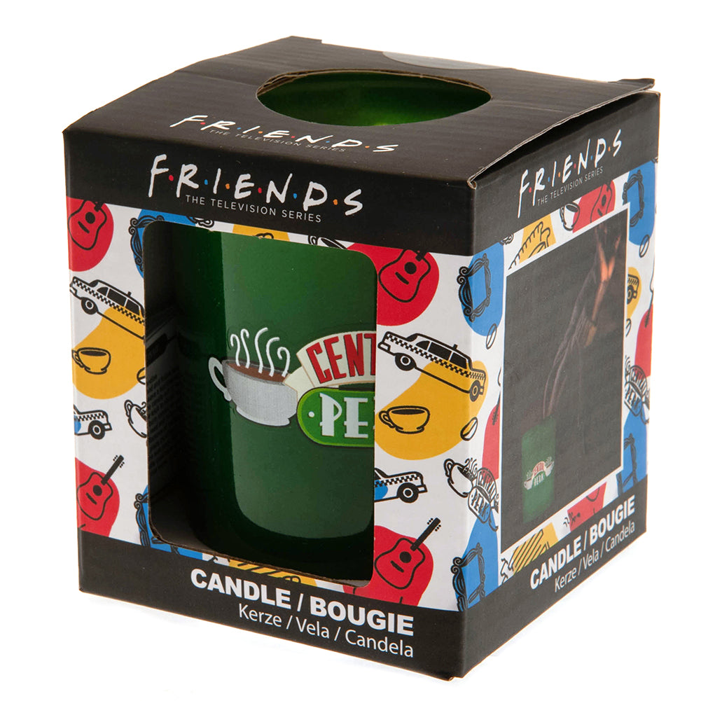 Unscented Friends Central Perk Themed Candle in Colored Glass
