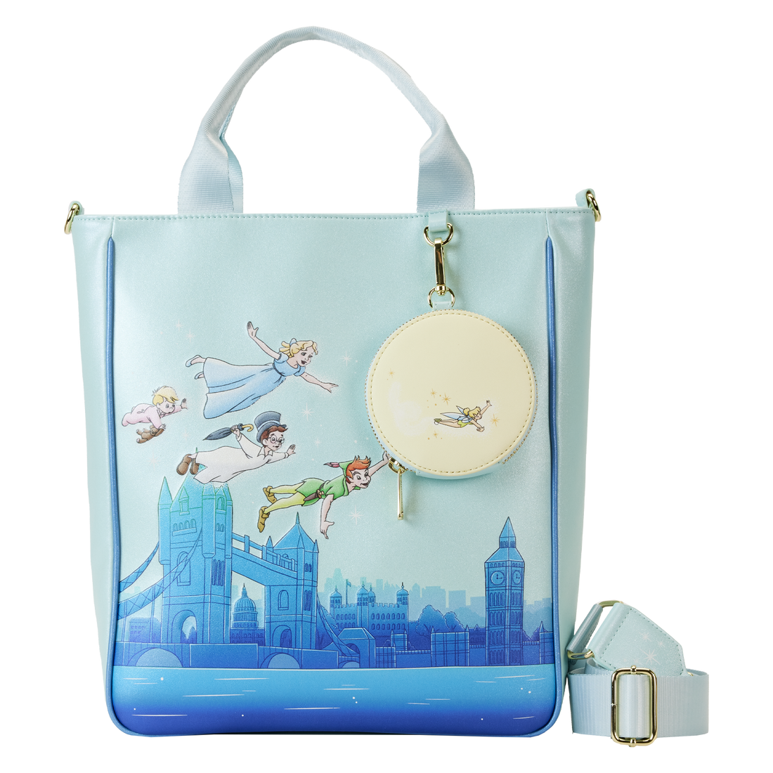 Loungefly Disney Glow-in-the-Dark Peter Pan 'You Can Fly' Tote Bag