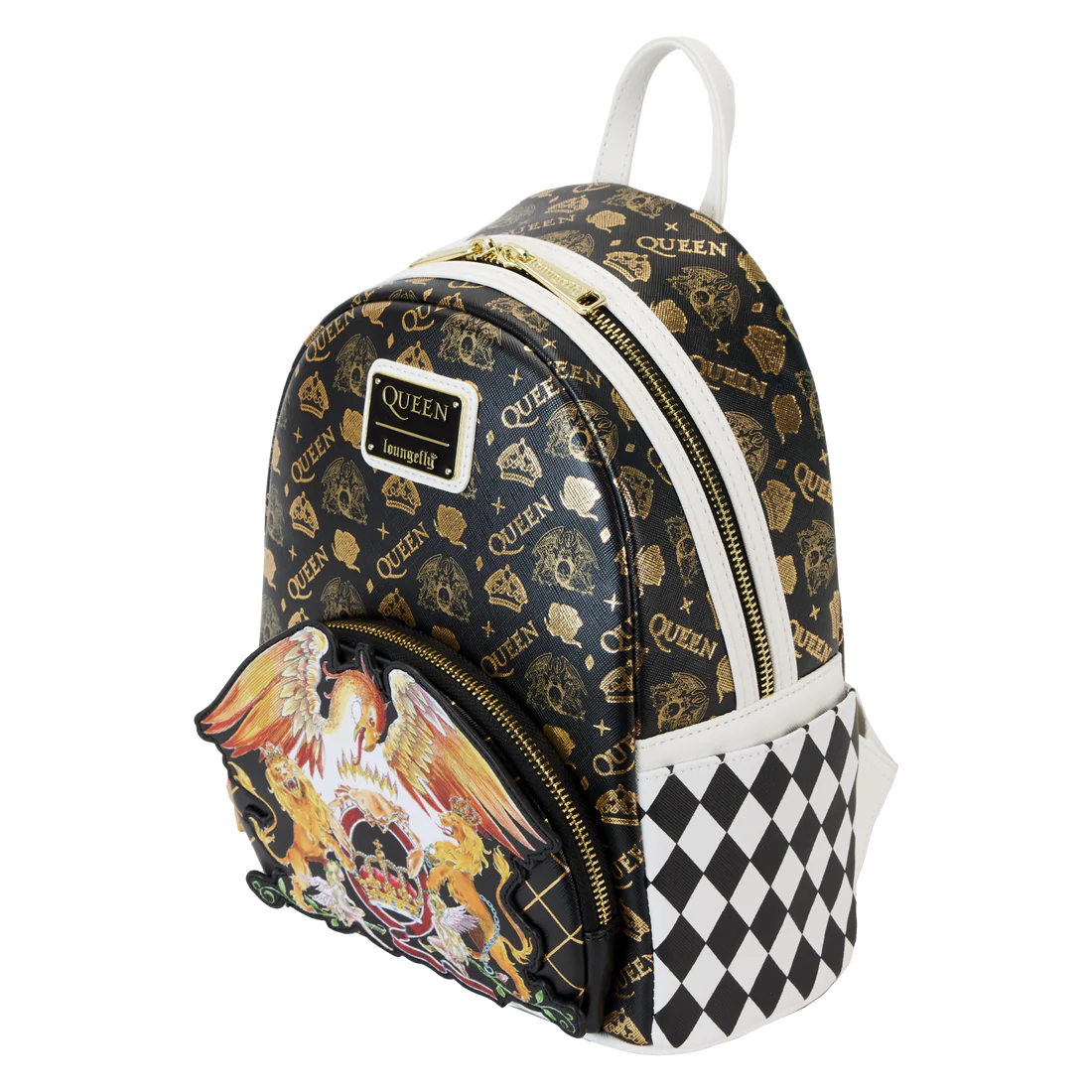 Loungefly Mini Backpack Featuring the Iconic Queen Logo Crest