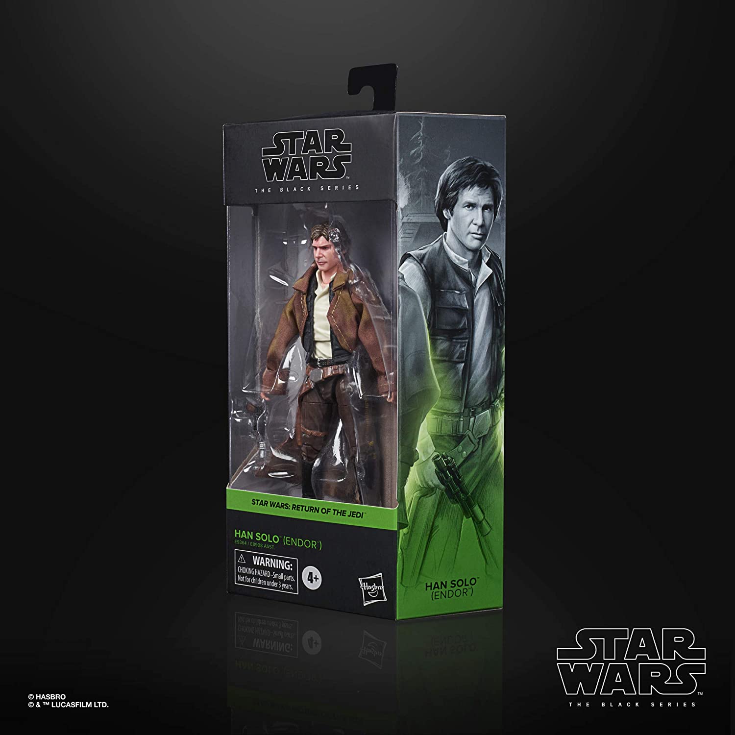 Hasbro Star Wars The Black Series 6-Inch Action Figure - Han Solo (Return of the Jedi) for Kids and Collectors