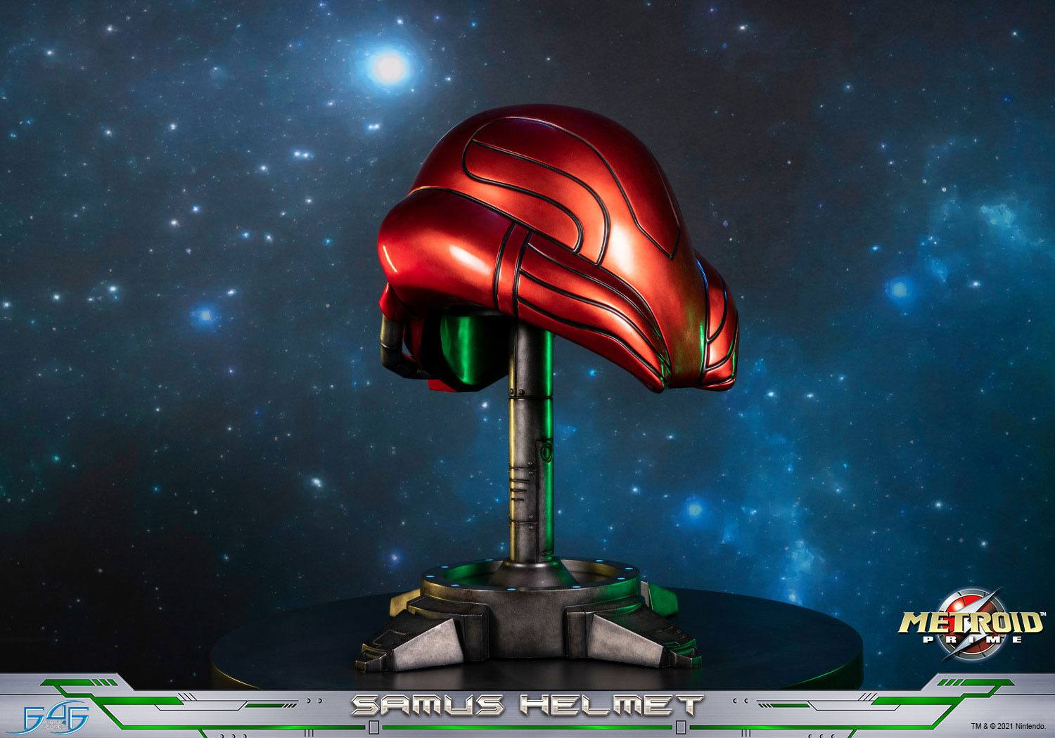 First4Figures Collectible Metroid Prime Samus Helmet Resin Statue