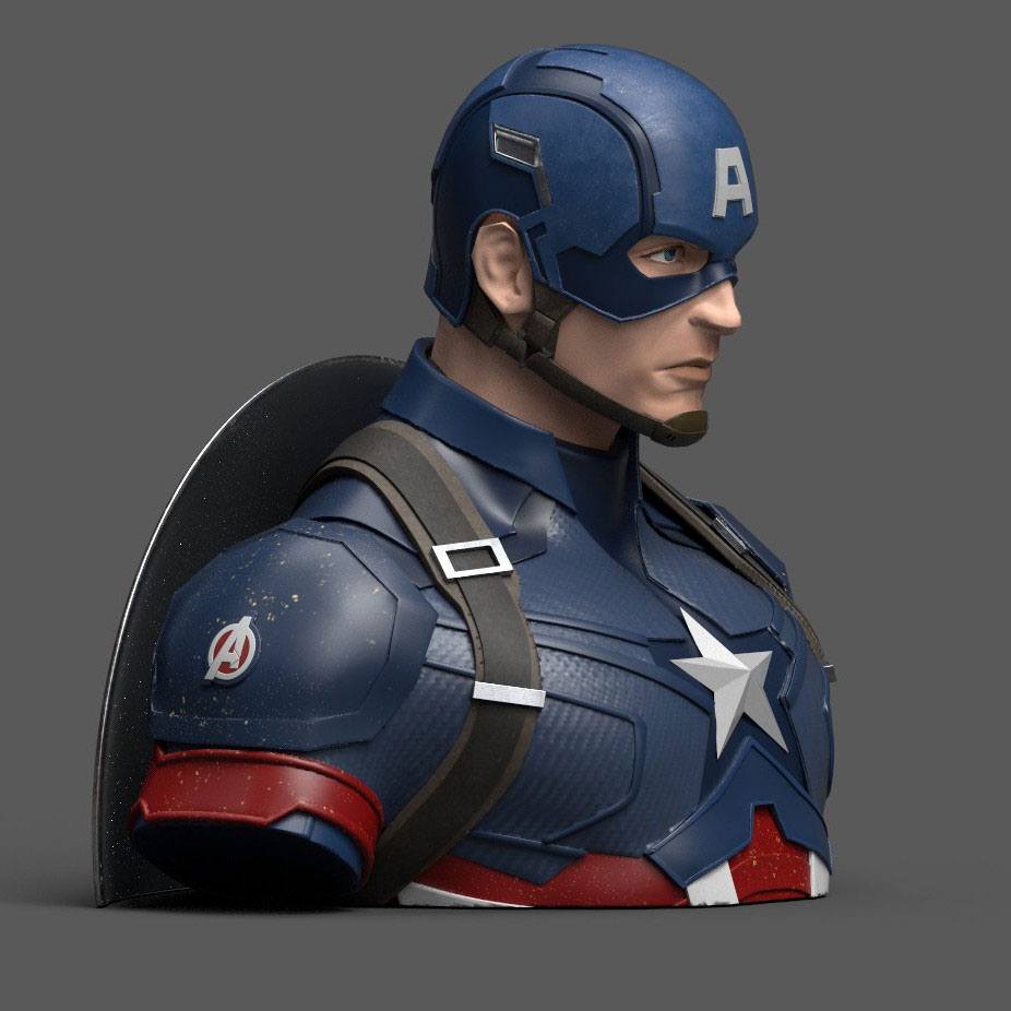 Collectible Marvel Comics Captain America Themed Coin Saving Bank
